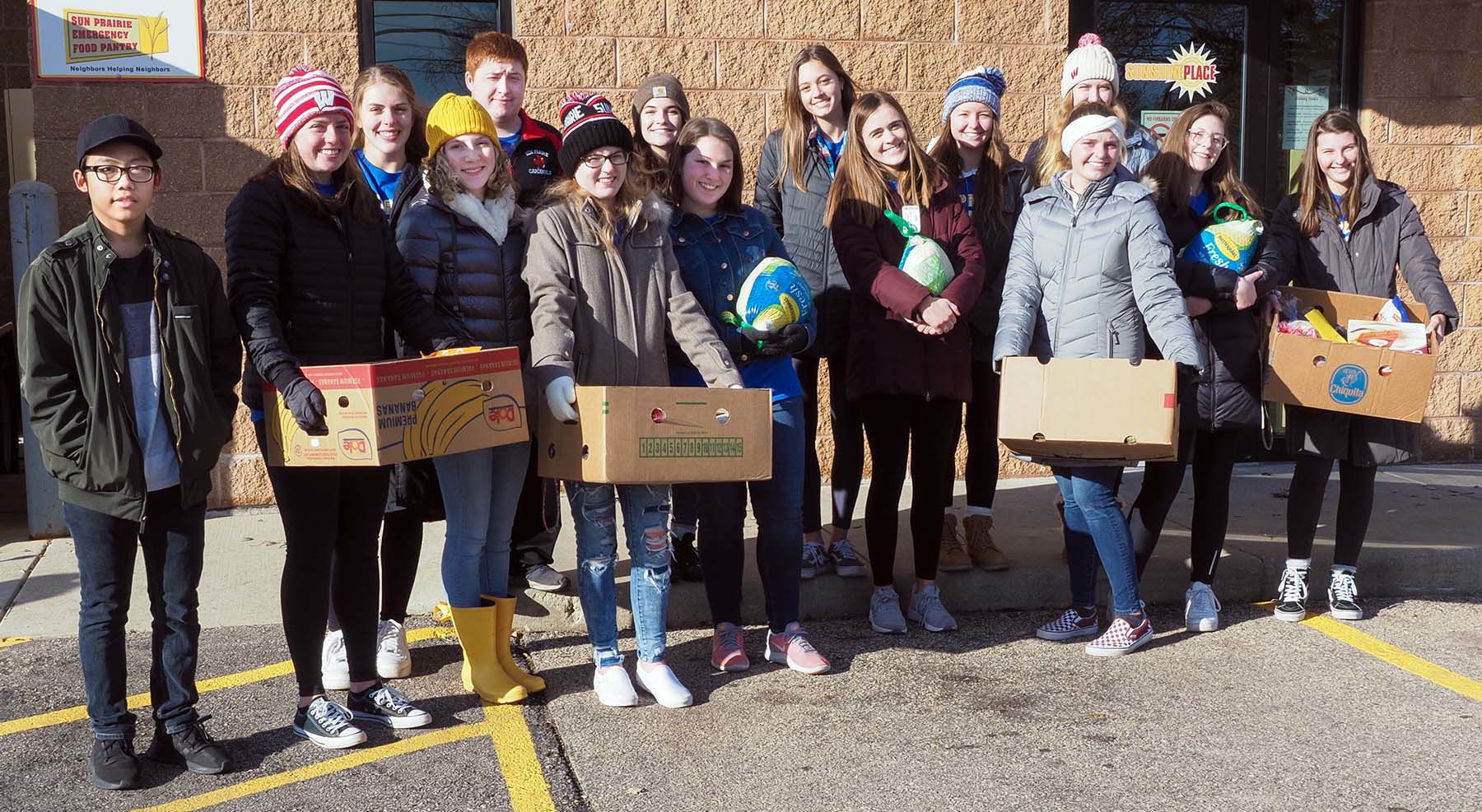 National Honor Society students (2019)